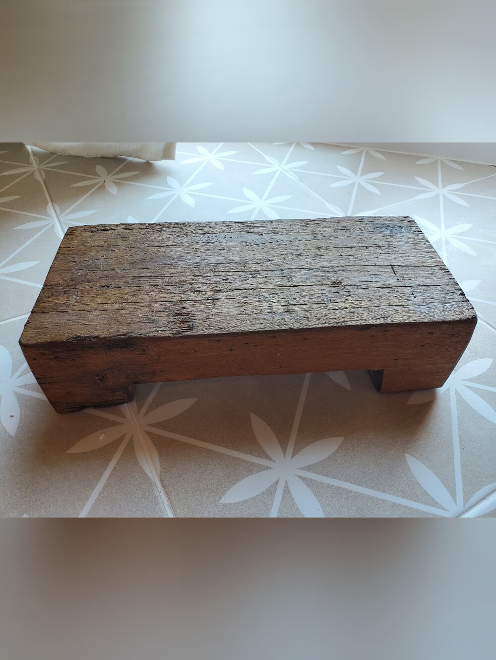 Found Natural Wood Pedestal